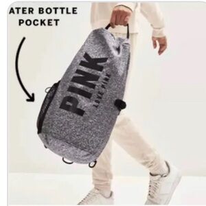 PINK DUFFLE / sling BAG